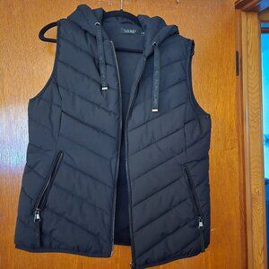 Lauren Ralph Lauren Stretch Soft Puffer Vest Black Size L NWT